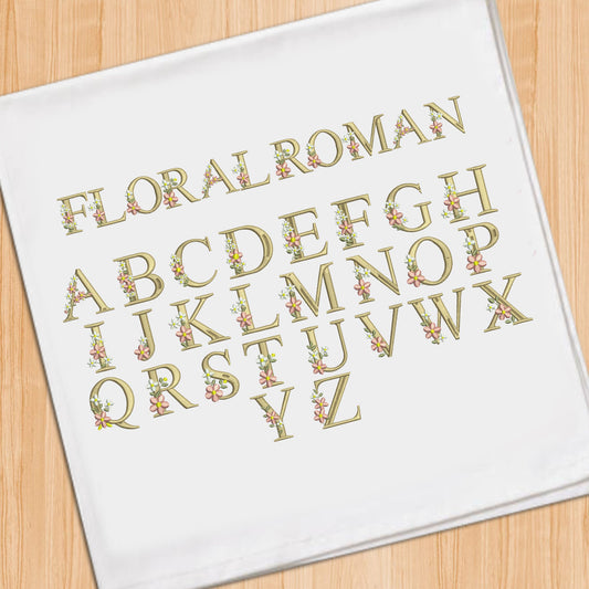 Floral Roman Font