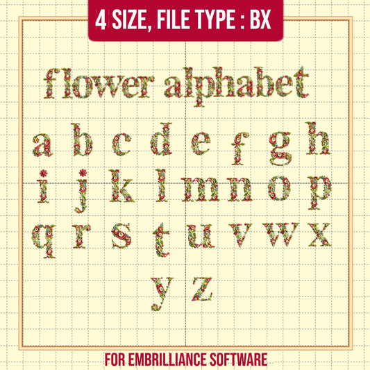 Flower Alphabet