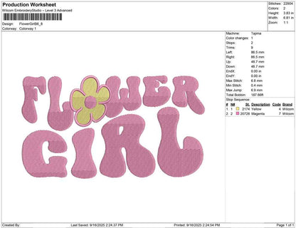 Flower Girl B