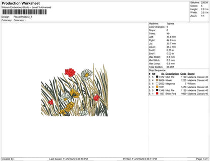 Flower Pocket