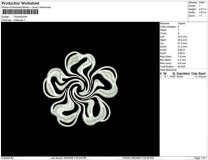 Flower Swirl