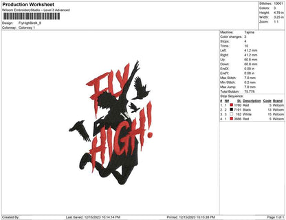 Fly high bird