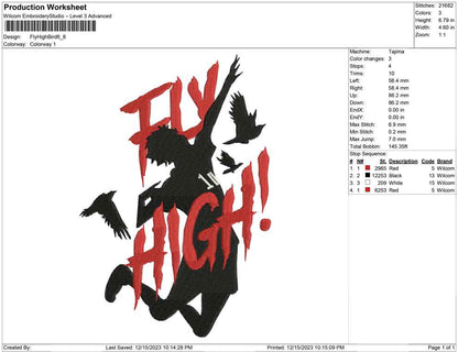 Fly high bird