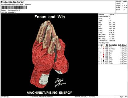 Focus and win