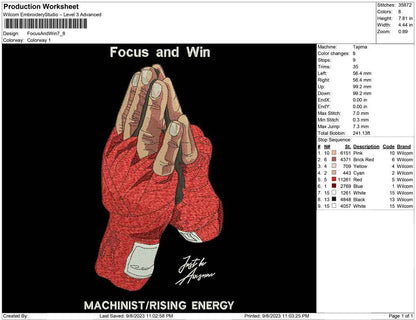 Focus and win
