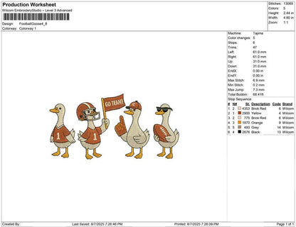Football Goose