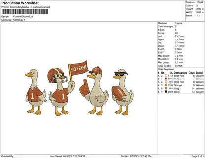 Football Goose