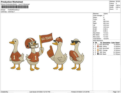 Football Goose