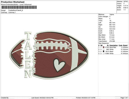 Football bowl talen