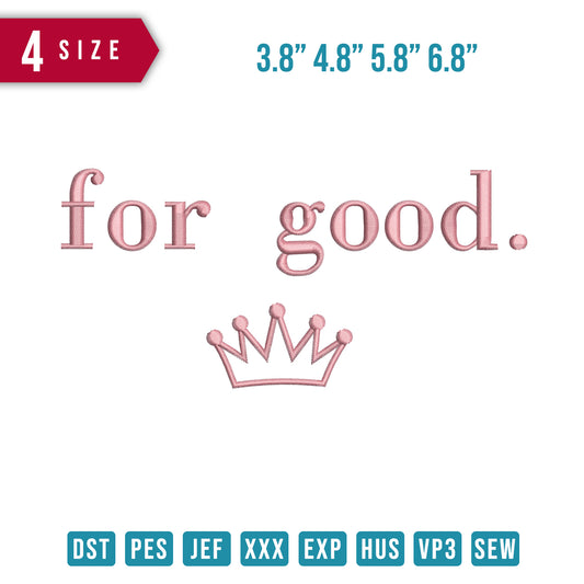 For Good Crown