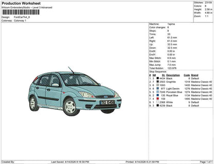 Ford Car Tk