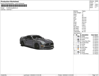 Ford Mustang Black