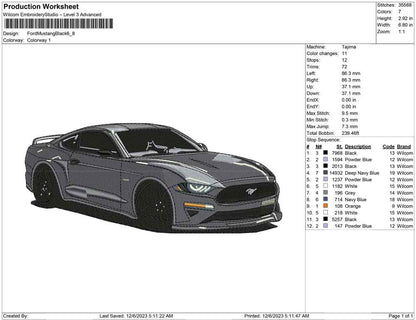 Ford Mustang Black