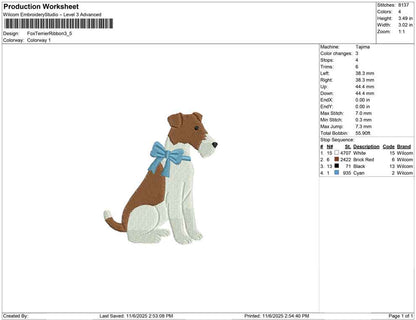 Fox Terrier Ribbon