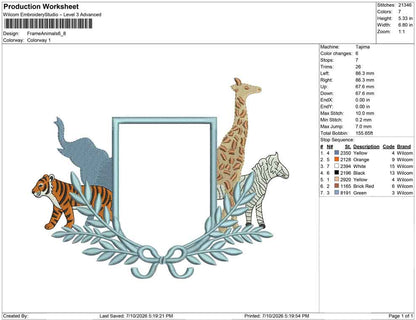 Frame Animals