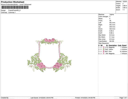 Frame Flower B