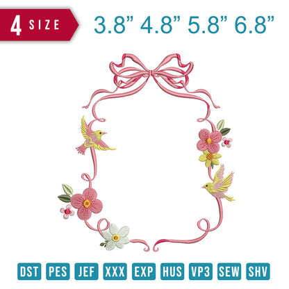 Frame Flower Bird B