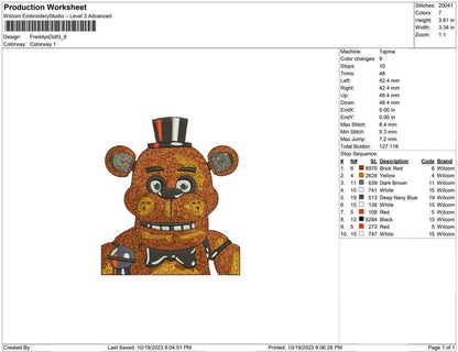 Freddys doll