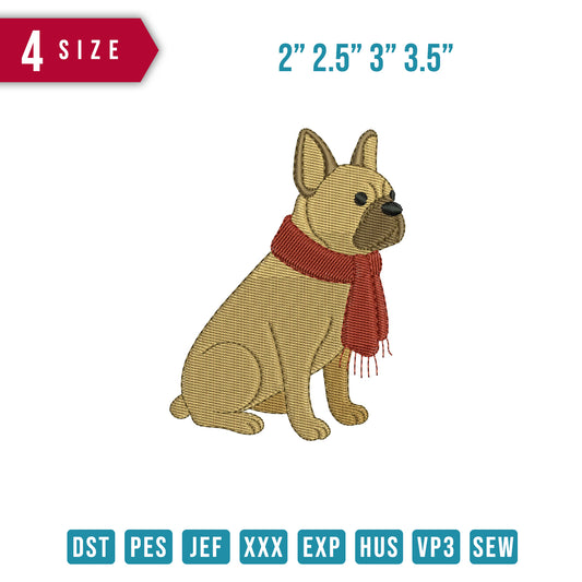 French Buldog Syal