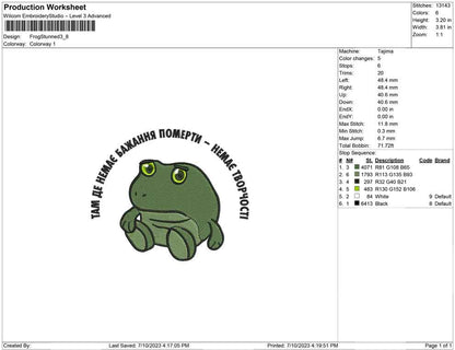 Frog Stunned