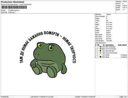 Frog Stunned