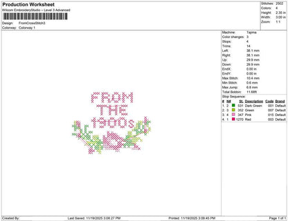 From Cross Stitch