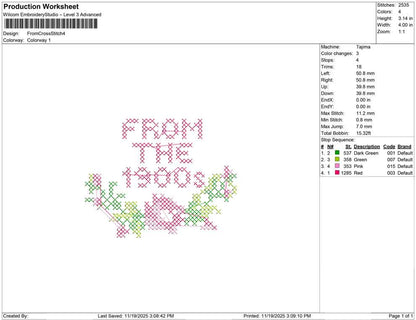 From Cross Stitch