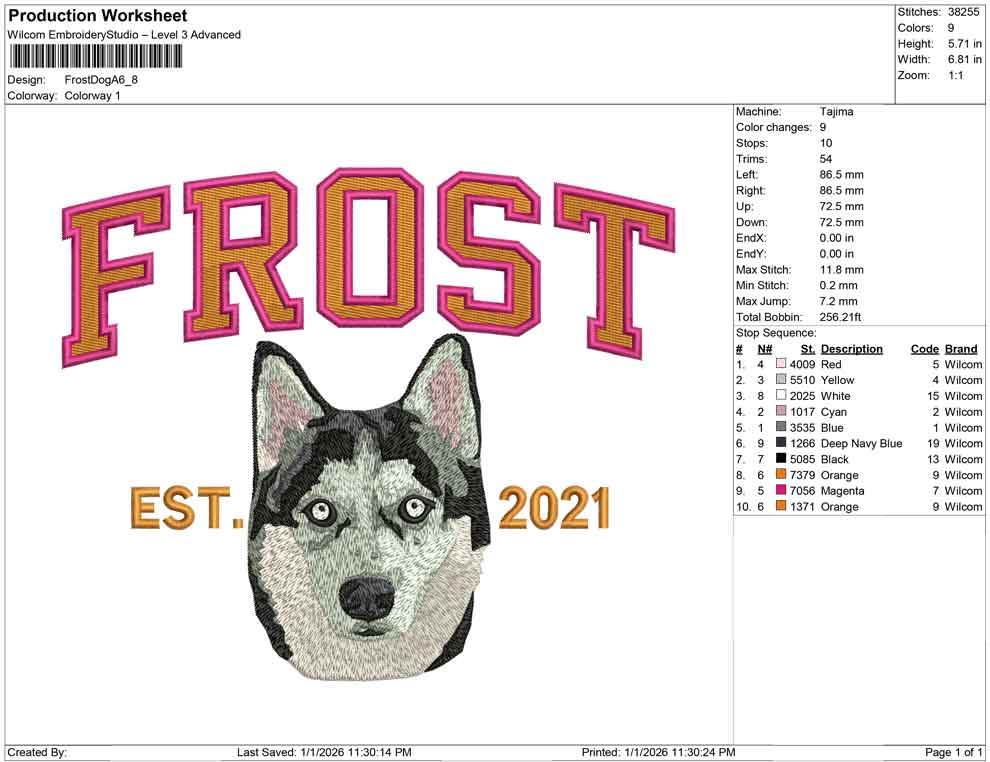 Frost Dog A