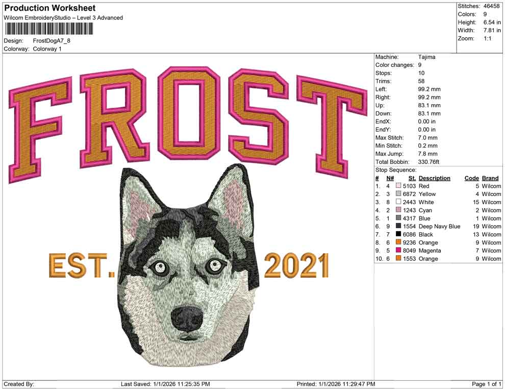 Frost Dog A
