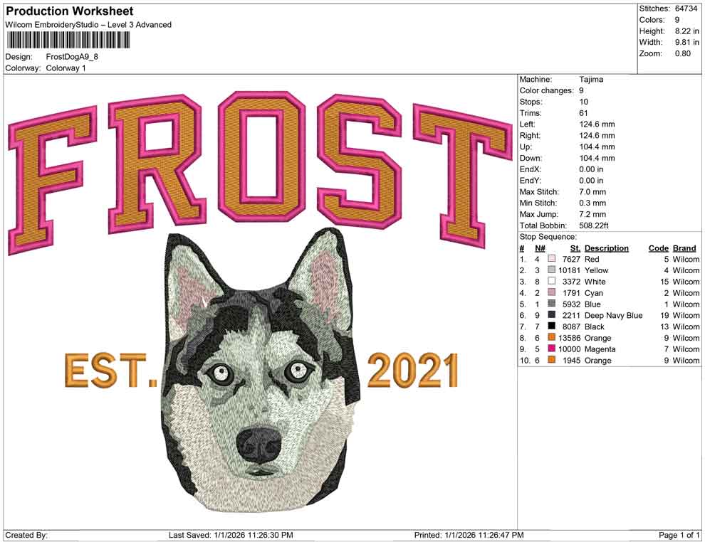 Frost Dog A