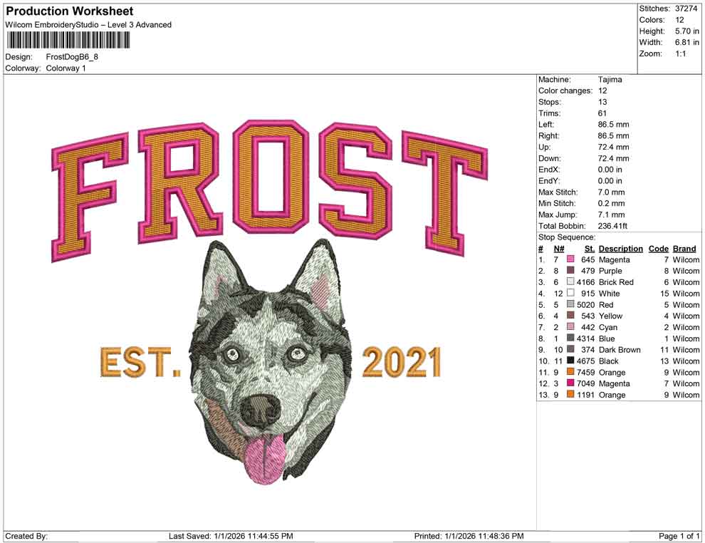 Frost Dog B