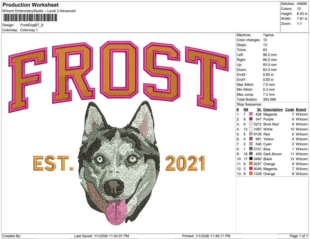 Frost Dog B
