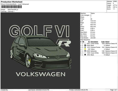 GOLF Car VW