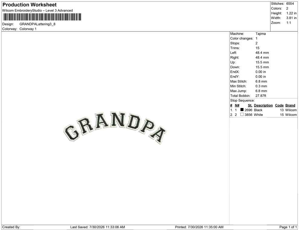 GRANDPA Lattering