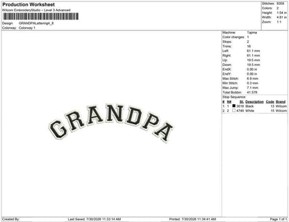 GRANDPA Lattering