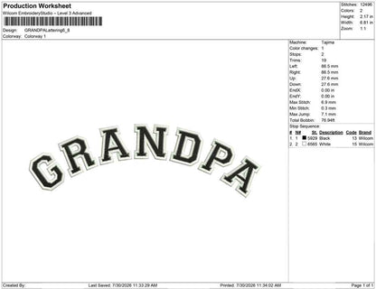 GRANDPA Lattering