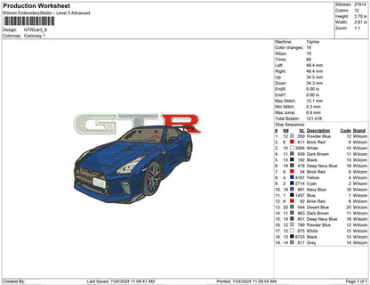 GTR Car