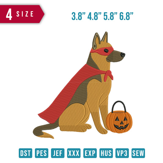 German Shepherd Halloween