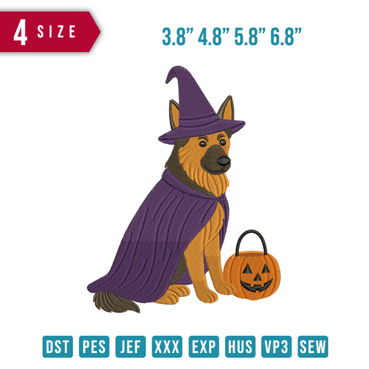 German Shepherd Halloween B