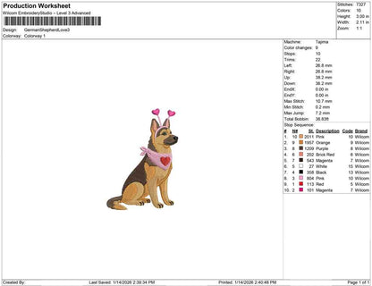 German Shepherd Love