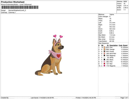 German Shepherd Love