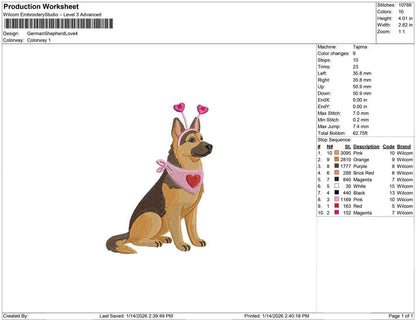 German Shepherd Love
