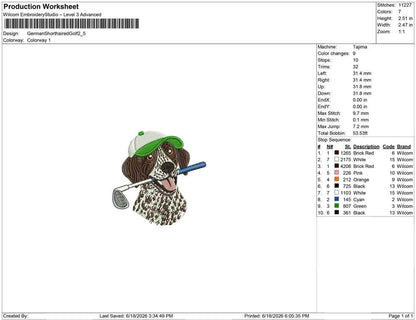 German Shorthaired Golf
