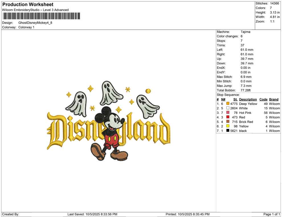 Ghost Disney Mickey