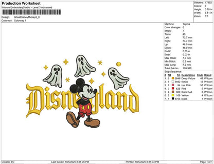 Ghost Disney Mickey