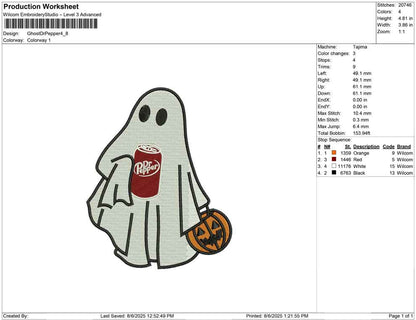 Ghost Dr Pepper