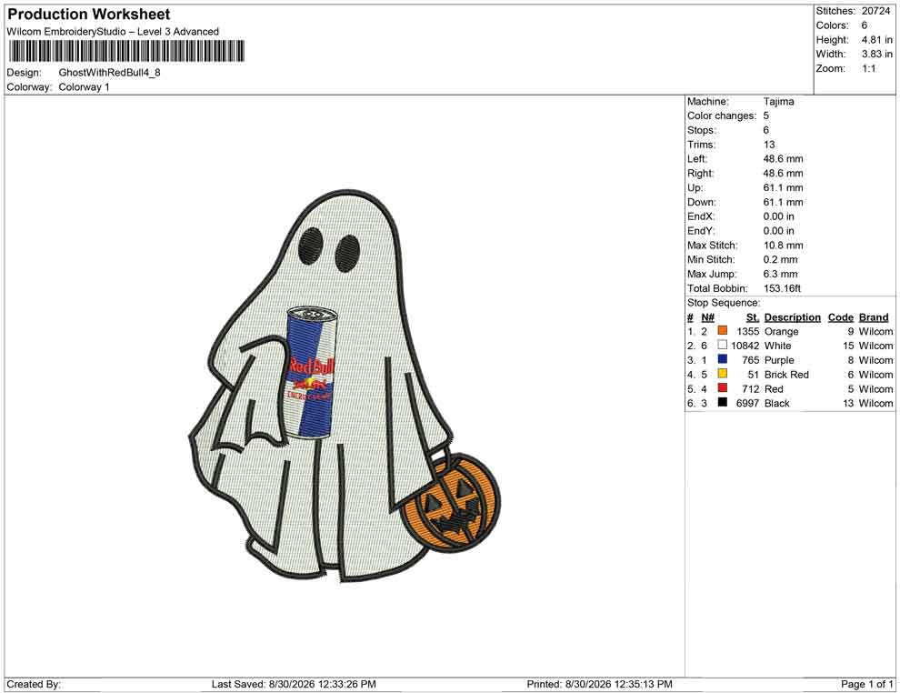 Ghost With Red Bull
