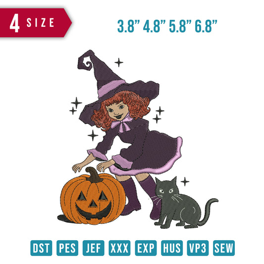 Girl Cat Halloween