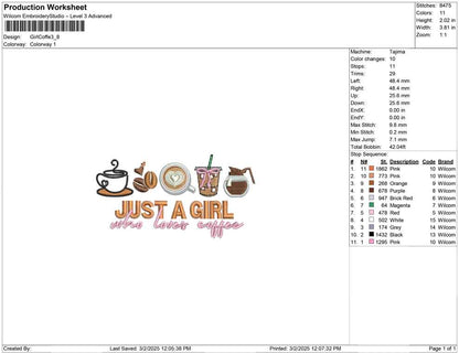 Girl Coffe