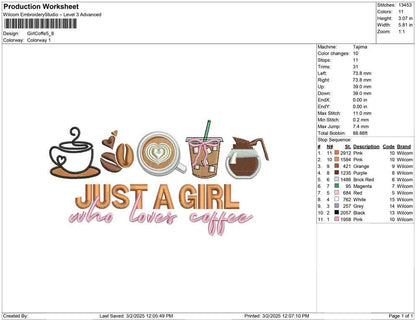 Girl Coffe